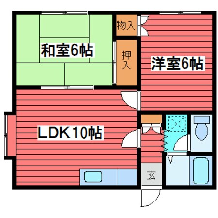 フロスティ月寒東の物件間取画像